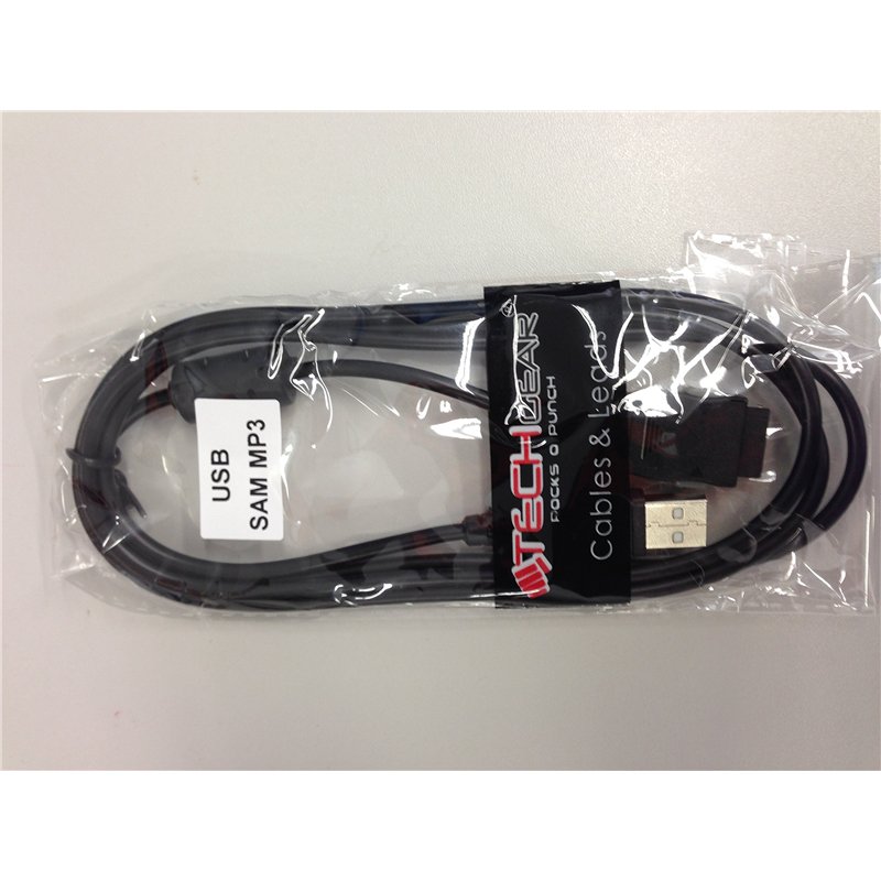 Image secondaire de TECHGEAR USB Cable pour Samsung MP3 Lecteur Câble USB Chargeur/Transfert de Données pour YP-K3, YPK3, YP-K3J, YP-K5, YPK5, YP-K5