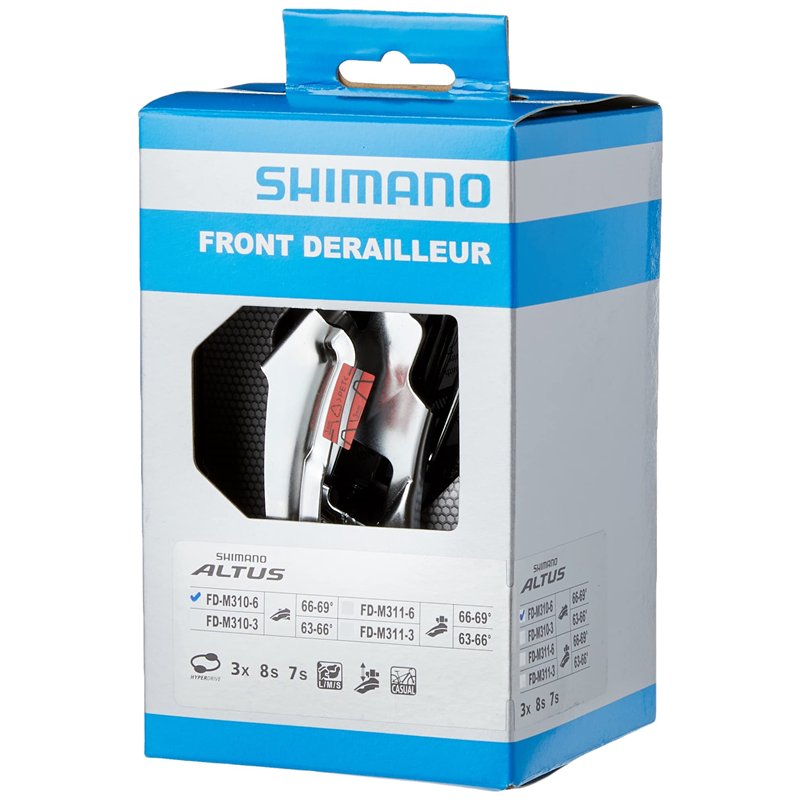 Image secondaire de Shimano Altus 7/8 Vitesses Dérailleur Avant vélo dérailleur et fdm310 x 6