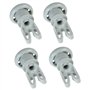 Beko Lot de 4 roulettes pour panier supérieur de lave-vaisselle