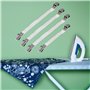 4X Clips pour Housse de Planche à Repasser - Attaches élastiques pour Le Linge à la Maison - par TRIXES