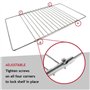 spares2go Étagère réglable grille pour barbecue universelle pour toutes les marques de barbecue (320 mm x 360/620 mm)