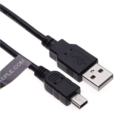 Mini USB Câble 5m Chargeur Compatible avec Garmin Nuvi 42 52 52LM 54LM 55LM 57LM 67LM 68LM 860