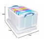 Really Useful Box Lot de 2 boîtes de rangement transparentes de 64 l - 710 x 440 x 310 mm