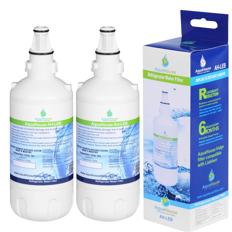 AquaHouse AH-LEB Filtre à eau compatible avec Liebherr réfrigérateur