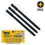3 x SabreCut SC116PH2_3 116 mm PH2 Compatible avec Hilti SMD 57 SMD57 116/4 1/2 Autofeed Assemblé Tournevis pour cloisons sèches