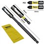 SabreCut SCRK1 2 x porte-embouts à impact magnétique professionnels (60 mm et 152 mm) et 2 x embouts de tournevis PZ2 compatible