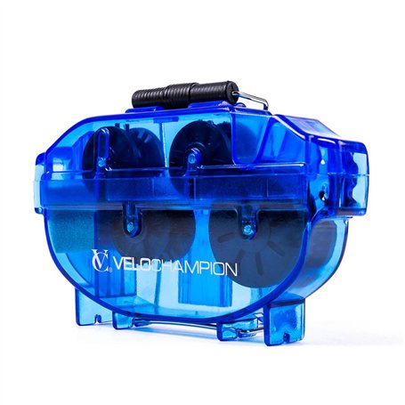 VeloChampion Nettoyeur de chaîne de vélo bleu - Nettoyant de chaîne bleu efficace pour vélos - Outil idéal pour un entretien com