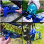 VeloChampion Nettoyeur de chaîne de vélo bleu - Nettoyant de chaîne bleu efficace pour vélos - Outil idéal pour un entretien com
