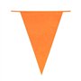 Happium Guirlande de fanions de couleur unie de 20 m de long / 65 pieds, guirlande de décoration de fête Happy Birthday (orange)
