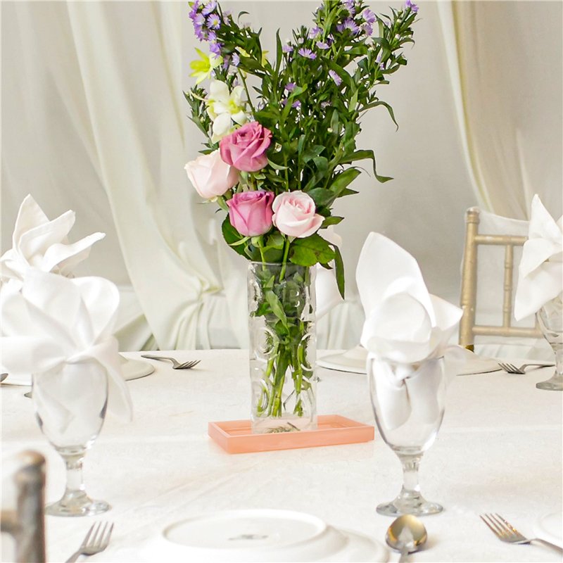 Image secondaire de Belle Vous Plateau Bijoux Rose - 19,7 x 10 x 2 cm - Mini Plateau en Résine pour Salle de Bains, Cuisine et Coiffeuse - Porte-Par