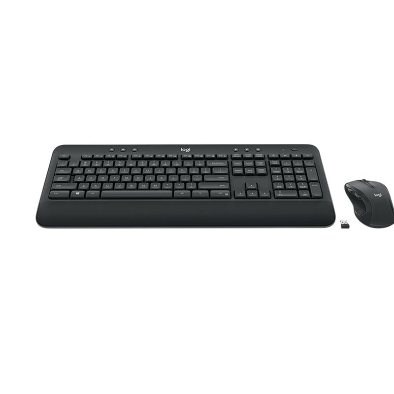 Image secondaire de Logitech Ensemble clavier et souris sans fil MK545 ADVANCED, disposition QWERTY US International - Noir