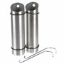 Excellent Houseware Humidificateur 2pcs Inox Argent Ultrason Salle de Séjour