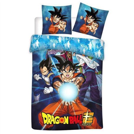 Difuzed AYMAX S.P.R.L. Dragonball Super Parure de lit Réversible - Housse de Couette 140x200 cm + Taie 63x63 cm
