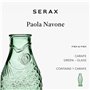 Carafe en verre pour l'eau | Collection Fish & Fish par Paola Navone | Carafe 850 ml | Bouteille conteneur transparent vert pour