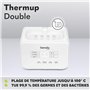 LIONELO THERMUP DOUBLE Chauffe-biberon, 2 bouteilles simultanément, Chauffe le lait en 3 à 5 minutes, 6 modes de fonctionnement,