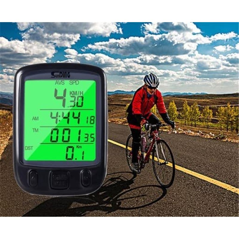 Image secondaire de Retoo Compteur Vélo sans Fil, Étanche, Écran LCD, 25 Fonctions, Plage De Mesure De Température -20°C - 70°C, Type De Rétroéclair