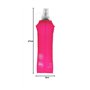 SAFE4SPORT Soft Flask 500 ml rose - bouteille d'eau pliable - bouteille d'eau en TPU souple - bouteille de sport souple