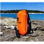 OPENWATER Bouée gonflable pour la natation et le sac à dos 3en1 - grande bouée avec une poche sèche pour les choses 28L - bouée 