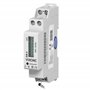 Virone EM-2 Compteur D'électricité Rail DIN Compteur d'Energie Monophasé 40A Sortie d'Impuls 1 Module DIN TH-35mm