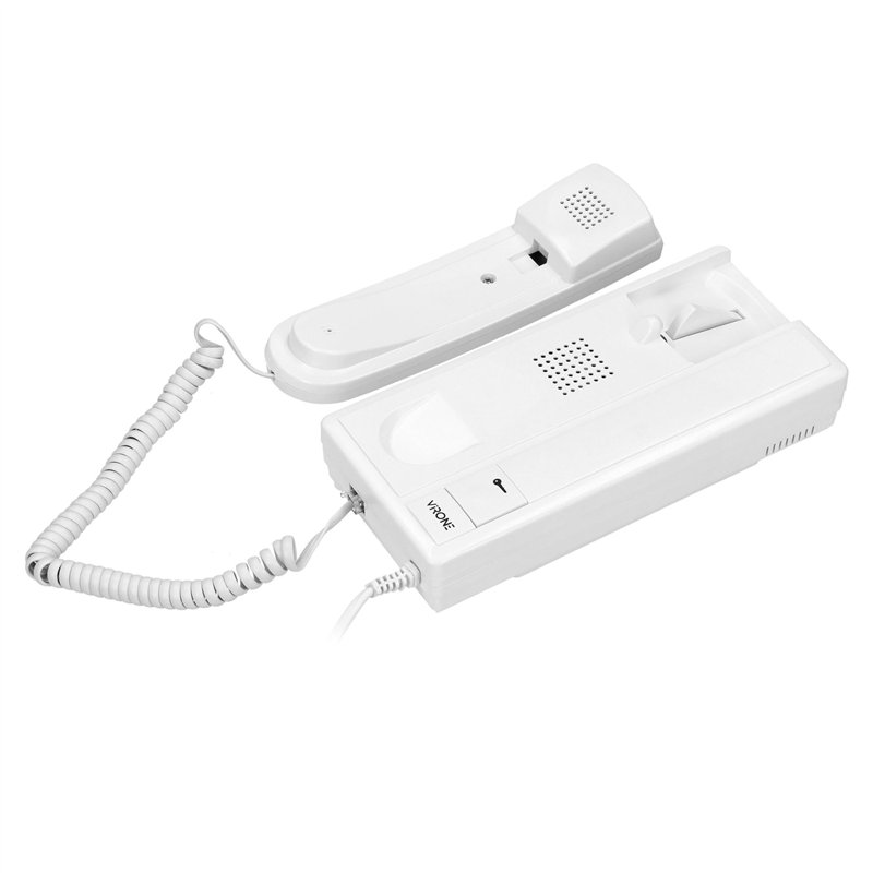 Image secondaire de Virone CARLO Interphone Filaire 1 Maison Familiale À Encastrer 2 Fils, 230v Ac, Rétroéclairage Du Nom De Famille