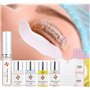 Kit Rehaussement de Cil,kit d'extension de Cils Perm Lash Lift,Semi-Permanent Curling Perming Wave Convient pour le salon