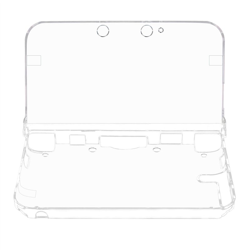 OSTENT Protection Clear Crystal Hard Guard Case Cover Skin Shell pour Nintendo 3DS XL / 3DS LL Couleur Blanc Clair