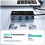 UGREEN Hub USB 3.0 Ethernet Adaptateur RJ45 Réseau Gigabit 1000 Mbps Compatible avec Mi Box S 3 Switch Supporte Mac OS Windows 1