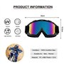 Lunettes De Protection De Yeux Visage Masque Pour Sport De Plein Air Anti-UV Coupe-vent Anti-sable Anti-poussière Pour Activités