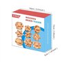 Chonor 9 Pièces 3D Puzzle Casse Tete en Bois - Classique Brain Teaser IQ Puzzle Éducatif Jouet Jeu Jigsaw pour Enfants et Adulte