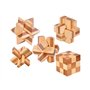 Chonor 9 Pièces 3D Puzzle Casse Tete en Bois - Classique Brain Teaser IQ Puzzle Éducatif Jouet Jeu Jigsaw pour Enfants et Adulte