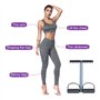 Covvy Tirer La Corde Élastique Tension p é Dale Abdomen Ressort Matériel Exp é Jambe Exerciser Ventre Trimmer Rimentateur De Mus