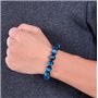 Chakra Bleu Bracelets Perles Élastique Bracelet Boho Charme Diffuseur Bijoux Femmes Hommes Couple Mode Ca