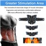 Ceinture Abdominale Electrostimulation 8 Pads EMS Stimulateur Appareil Electrostimulation
