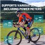 iGPSPORT Compteur GPS de vélo compatible avec le capteur de fréquence cardiaque ANT+ Cadence, étanche, compteur de vitesse