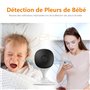 Imou Caméra Surveillance WiFi Intérieur IP Caméra Sécurité Bébé 1080P avec Vision Nocturne Détection de Mouvement Humain et de S