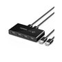 UGREEN USB 2.0 Switch Ports pour 2 PC Entrées 4 Sorties Commutateur pour Clavier Souris Disque Dur Externe Imprimante Scanner Câ