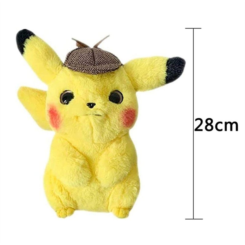 Image secondaire de Peluche Pikachu Detective - 32cm (Jaune)