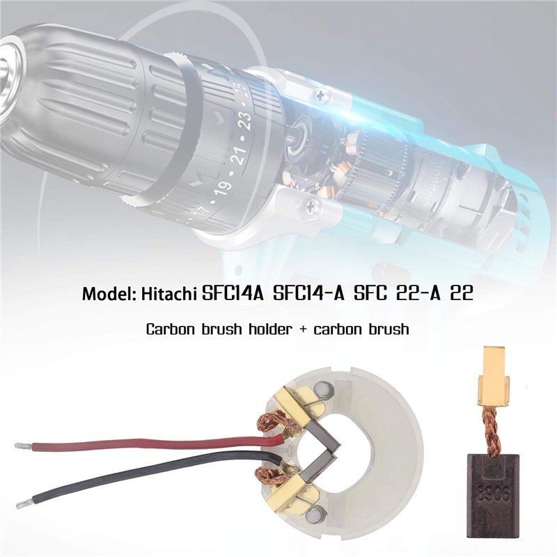 Image secondaire de Create idea 2pcs Balais de Charbon Support Compatible pour HILTI SFC14A