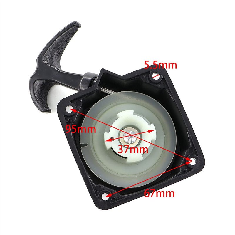 Image secondaire de MCHNIC Démarreur à câble pour débroussailleuse 43 cm³ à 52 cm³ Multitool Fuxtec, Rotfuchs, Brast, Timbertech et plus encore