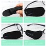 LUTER 6 Pièces Cache Oeil pour Lunettes, Grandetaille Cache Oeil Medical pour Couvrir l'Oeil Gauche Droit pour Enfants et Adulte