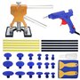 Tosucs Outil Débosselage sans Peinture Kit Débosselage Carrosserie 34 PCS avec Pistolet à Colle