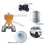 Tosucs Outil Débosselage sans Peinture Kit Débosselage Carrosserie 34 PCS avec Pistolet à Colle,Doré Dent Extracteur,pour Voitur