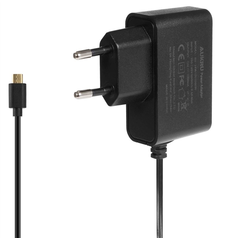 Aukru Micro USB 5v 3000mA Chargeur Adaptateur Alimentation Pour Raspberry Pi 3, Pi 2 modele b et Modele B+ (B Plus) ,Banana pi