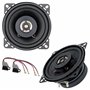 Sound-way Enceintes 2 Voies Haut-Parleur 10 cm 100 Watts Compatible avec Renault Clio/TWINGO