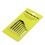 WOWOWO 7 pièces 0.7mm-3mm Mini hexagone Hexagonal clé Allen Ensemble clé Tournevis Trousse à Outils