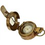Boussole militaire de poche en laiton - India Nautical Handicraft - Foldable - NAVIGATION_COMPASS - Compas