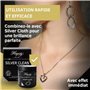 Hagerty Silver Clean Bain nettoyant pour les bijoux en argent I 170ml I Nettoyage et entretien efficace des bijoux en argent ou