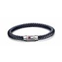 Tommy Hilfiger Jewelry Bracelet en Cuir Tressé pour Homme Couleur Bleu Marine - 2701000