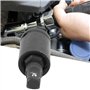 Tiiyee Kit De Joint Universel à Impact, Douille Choc Profonde Pivotante Cardan Clé Pneumatique Acier Outils Électriques Pneumati