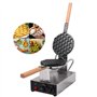 Fayelong Gaufrier Oeufs De Hong Kong Appareil Pour Gâteaux D'oeuf Acier Inoxydable Electrique Antiadhésif Rotatif Professionnel